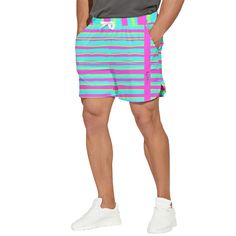 Dizzy Pickle MESTUC4 Men's Pickleball Stretchable Shorts Keep yourself active and moving on the court with these classic-styled shorts. PARTNER PATTERN MATCH: Emily COLLECTION Made from 100% Polyester Soft and stretchy fabric Regular fit Machine wash Pockets Drawstring Waist Summer Athleisure Bottoms For Pickleball, Sporty Swim Trunks For Sports Events In Summer, Sporty Swim Trunks For Summer Sports Events, Summer Athletic Shorts For Sports Events, Athleisure Athletic Shorts For Summer Sports Events, Casual Swim Trunks For Sports Events, Casual Short Swim Trunks For Sports Events, Summer Athleisure Shorts For Sports Events, Green Casual Swim Trunks For Training