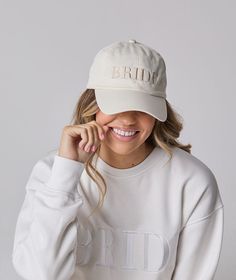 Bachelorette Hats Baseball, Champagne Embroidery, Bride Sweats, Bride Embroidery, Embroidery Bride, Statement Sweatshirt, Bridal Cap, Bride Hat, Embroidered Cap