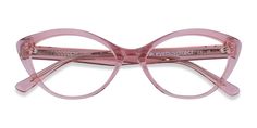 Crystal Pink horn eyeglasses available in variety of colors to match any outfit. These stylish full-rim, small sized acetate eyeglasses include free single-vision prescription lenses, a case and a cleaning cloth. Pink Glasses Frames Zenni, Pink Eye Glasses, Fire Glasses, Cat Eye Crystal, Glasses Inspo, Pink Eyeglasses, Pink Glasses, Discover Your Style, Eyeglasses Frames For Women