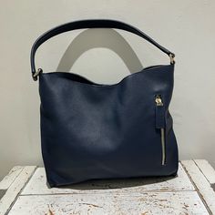 In Great Condition! No Trades, Offers Considered! Blue Hobo Bag With Handle Drop For Everyday Use, Blue Hobo Bag For Shopping, Navy Bags With Gold-tone Hardware For Daily Use, Navy Bag With Removable Pouch And Double Handle, Everyday Blue Pouch Hobo Bag, Blue Travel Bucket Bag With Gold-tone Hardware, Navy Tote Bag With Detachable Handle, Navy Bags With Removable Pouch And Double Handle, Navy Shopping Bag With Removable Pouch