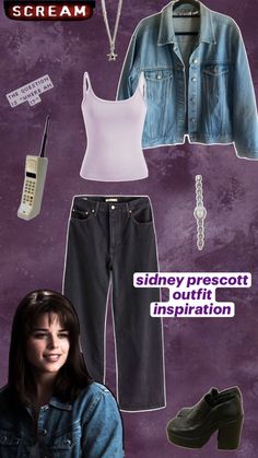 #ScreamStyle #90sFashion #SidneyPrescott #HorrorOutfit #MovieInspo #RetroVibes #Vintage90s #FinalGirl #HorrorFashion #GhostfaceVibes #SidneyStyle #OutfitInspiration #90sOutfit #ScreamFan #HorrorIcon Sidney Scream Outfit, Rose Mcgowan 90s Scream, Sidney Presscot Costume, Sidney Scream 1996, Sydney Scream Outfits, Scream 1996 Outfits, Scream Sidney Prescott Outfit, Sidney Scream Costume, Sydney Prescott Costume