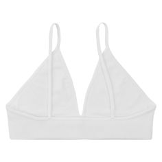 Unleash your inner goddess with our White V-Neck Bralette. This versatile and stylish bralette features a flattering v-neck design that will accentuate your beauty. Feel confident and comfortable all day long, while turning heads and making a statement with our must-have white bralette! - Brand: By Together - 92% Nylon/8% Spandex - Hand Wash Cold/Lay Flat to Dry