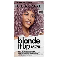 Sheer Amethyst Blonde it Up Toner Kit Clairol Professional Sheer Amethyst Blonde it Up Toner Kit  |  Sally Beauty Toning Cream, Glow Toner, Sheer Veil, Glow Hair, Hair Toner, Semi Permanent Hair Color, Sally Beauty, Bleach Blonde, Light Blonde