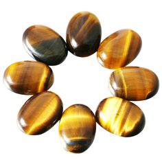 PRICES MAY VARY. Size for Cabochon(approx):18x25mm(0.7"x0.9");Weight:5 Grams/Pc;Quantity:Pack of 10;Every piece is unique,the veins are varied,you will receive a similar one(s) as pictured Material:Tiger's Eye Stone;Shape:Oval,Flat Back;Style:Polised,Smooth,Sized,Flat on backside Good for setting,suit for DIY jewelry design,used for earring,cuff link,ring and other crafts DIY hand crafts,such as set it in the photo frame or use wire/cord to wrap a pattern around the stone and more. They are usua Diy Jewellery Designs, Stones For Jewelry Making, Linking Rings, Gemstone Cabochons, Cabochons Stones, Tiger Eye Stone, Eye Stone, Chakra Crystals, Labradorite Stone