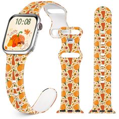 PRICES MAY VARY. 🍁🦃【Thanksgiving Gift】 Our fall watch bands features classic thanksgiving factor ---Cute Pumpkin,turkey,maple leaves.They're unique and cute thanksgiving gift for women men girls boys children teens friends families on holiday. 🍁🦃【Compatible iWatch Series】the Thanksgiving watch bands we offer are compatible with iWatch Series 10/9/ultra/8/7/6/5/4/3/2/1/SE, in sizes 38mm, 40mm, 41mm, 42mm, 44mm, 45mm, 46mm & 49mm. 🍁🦃【Silicone Fall Watch Band】Our hello autumn iWatch bands are Iphone Watch Bands, Halloween Watch, Pumpkin Turkey, Classic Thanksgiving, Teen Friends, Cute Watches, Pumpkin Thanksgiving, Iphone Watch, Fall Prints