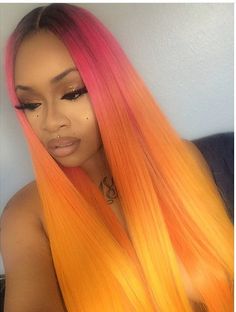 Cupcake Hair, Weave Ideas, Wigs Collection, Colorful Hairstyles, Long Hair Waves, Hair Colorful, Cotton Candy Hair, Buzzed Hair, Types Of Hair Extensions