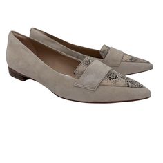 The Elegant Laina15loafer2 Has A Sleek Taupe Snake Upper With Detail Printed On The Strap. Its Leather Sockliner Surrounds The Foot In Soft Comfort, And Its Rubber Outsole And Short Block Heel Make It Ideal For Long Days On Your Feet. New Without Box Flat Dress Shoes, Dress Flats, Clarks Women's, Womens Clarks, Flats Shoes, Clarks Shoes, Leather Dress, Flat Shoes Women, Comfortable Shoes