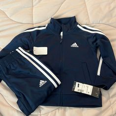 Full Zip Tricot Top And Bottoms. Adidas Set, Adidas Blue, Blue Adidas, Matching Sets, Color Blue, Adidas, Blue, Clothes, Color