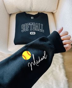 Key Features:Personalized Softball Mom Sweatshirt, Customized Softball Mom Sweater, Custom Softball Mom Hoodie,Softball Mama Sweatshirt,Softball Crewneck | HOW TO ORDER? || It's easy to place an order! Please check the theme, color, and size of all images in this listing. - From the drop-down menus, choose the size and color. - For personalization, fill in the blank box with your design color. Please look at the photos in this listing to see what colors are available. (Example: Design Color Whit Softball Hoodies For Players, Softball Mom Sweatshirt, Black School Spirit Sweatshirt For Sports, Customizable Sporty Sweatshirt For Sports Events, Black Football Season Sweatshirt, Black Sports Fan Sweatshirt, Black School Spirit Sweatshirt For Sports Events, Customizable Sports Fan Sweatshirt For Sports Events, Customizable Sports Fan Sweatshirt