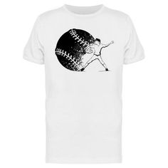 You can't go wrong with this Boy Pitching A Baseball Tee Men's -Image by Shutterstock that gives you an authentic style everyday. This T-shirt has been made for your everyday superior comfort. This T-shirt also makes an amazing gift for any occasion and it's a sure bet that the person will love it! Design by kayannl. Boy Pitching A Baseball. If You Are Into Sports, You Can't Miss This cool Baseball Design. Men's White T-shirt. Satisfaction Guaranteed! Size: 2XL.  Gender: male.  Age Group: adult. White Tshirt Men, Baseball Design, This Boy, Man Images, Baseball T Shirt, T Shirt Men, Mens Graphic Tee, White T Shirt, Baseball Tee