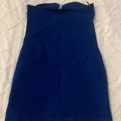 Zara Strapless Mini Bodycon Dress In Royal Blue -In Perfect Condition And Never Worn Strapless Denim Dress, Strapless Tube Dress, Zara Black Dress, Mini Bodycon Dress, Black Strapless Dress, Strapless Midi Dress, Bandeau Dress, Bustier Dress, Striped Midi Dress