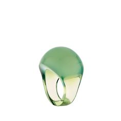 Resolutely timeless this minimalist ring has become an iconic object. An elegant and feminine accessory par excellence, the Cabochon embodies the know-how of Maison Lalique. This crystal cabochon unveils a 1931 design by René Lalique, "inventor of modern jewellery".Unique in its kind, this shade of green displays opalescent reflections and transparencies that embody the craftsmanship of Lalique artisans. 1 green antinea crystal: 18 gramsTo wear the solid crystal rings comfortably, Lalique advise Jewlery Rings, Rene Lalique, Lalique Crystal, Costume Jewelry Rings, Luxury Dinnerware, Cabochon Ring, Candle Accessories, Minimalist Ring, Ring Pendant Necklace