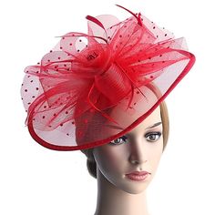 Category:Headdress,Fascinators,Hats,Headwear; Embellishment:Feather,Bows,MiniSpot,Pure Color,Splicing,Tulle; Gender:Women's; Quantity:1 PC; Theme:Fashion,Head,Vintage Theme,Wedding,Holiday,Classic Theme,Birthday; Style:Vintage,Elegant; Hats Category:Top Hat,Veil Hat,Floppy Hat,Fedora Hat; Occasion:Horse Race,Cocktail; Material:Organza; Front page:WE; Shipping Weight:0.13; Listing Date:03/25/2024; Head Circumference: Women Tea Party, Top Hats For Women, Cream Fascinator, Hat Veil, Veil Hat, Tea Hats, Veiled Hats, Womens Tea, Pink Fascinator