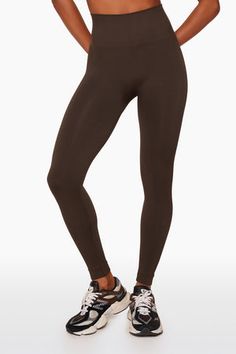 SCULPTFLEX® LEGGINGS - ESPRESSO Brown Compression Leggings For Workout, Brown Compressive Gym Leggings, Brown Athleisure Leggings For Workout, High Stretch Brown Tights For Workout, Brown High Stretch Tights For Athleisure, Brown Compression Leggings For Gym, Compressive Brown Leggings For Yoga, Brown Compressive Yoga Leggings, Brown Compressive Leggings For Yoga