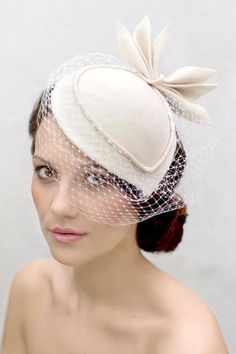 Wedding Guest Fascinators, Trendy Hat, Birdcage Veil