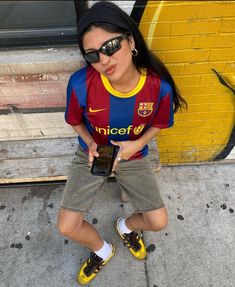 Swaggy Clothes, Tomboy Femme, Retro Soccer Jersey, Tom Boy, Retro Soccer, Summer Shopping