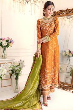 Semi-stitched Lawn Suit With Intricate Embroidery For Eid, Unstitched Chinon Sharara For Reception, Semi-stitched Raw Silk Kurta With Dabka Work, Anarkali Kurta With Intricate Embroidery In Dola Silk, Organza Sharara With Dabka For Reception, Unstitched Party Wear Kurta For Reception, Party Wear Resham Embroidery Kurta For Reception, Party Wear Kurta With Resham Embroidery For Receptions, Designer Raw Silk Sets With Dabka Work