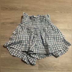 Sincerely Jules (Tj Maxx) Gingham Shorts Size: Small Color: Blue Gingham *Never Worn* *They Have Pockets* Casual Plaid Bottoms With Built-in Shorts, Casual Gingham Bottoms With Elastic Waistband, Gingham Cotton Shorts For Day Out, High-waisted Gingham Cotton Shorts, Cotton Gingham Shorts For Day Out, Gingham Cotton High-waisted Shorts, Preppy Cotton Beach Shorts, Preppy Cotton Shorts For Beach, Preppy Cotton Bottoms For Vacation