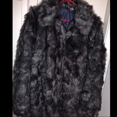 In New Condition, Never Worn In Public H&m Outerwear For Cold Weather In Fall, H&m Winter Outerwear For Cold Weather, H&m Outerwear For Cold Weather And Winter, H&m Jackets, Faux Fur Jacket, Fur Jacket, Faux Fur, H&m, Jackets For Women