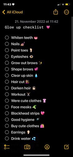 Big Glow Up List, Glow Up For 13 Yo, 50 Day Glow Up Challenge, Summer Glow Up Checklist For Teens, How To Glow Up In One Week, Before School Routine, Glow Ups, Glow Up Checklist, How To Darken Hair