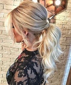 Hairstyles High, Curly Prom Hair, Summer Wedding Hairstyles, High Pony, Prom Hairstyles For Long Hair, Penteado Cabelo Curto, Long Blonde, Prom Hairstyles, Long Blonde Hair