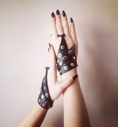 Hey, I found this really awesome Etsy listing at https://www.etsy.com/listing/877310883/wristband-gauntlet-gloves-bracelet-for Punk Style Leather Cuff Bracelet, Punk Style Leather Cuff Bracelet With Wrist Strap, Edgy Leather Bracelet For Party, Party Leather Bracelet With Rivets, Black Punk Cuff Jewelry, Gothic Bracelets With Rivets For Party, Black Metal Gothic Bracelets, Punk Rivets Jewelry For Party, Silver Leather Bracelet With Rivets For Party