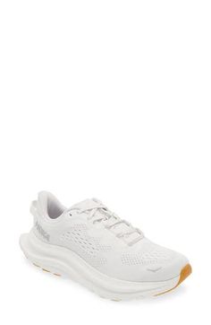 This all-purpose training shoe is updated with a single-layer mesh upper, a sock-like bootie and ghillie lacing to deliver a secure, well-balanced ride. The speckled regrind midsole and gum-rubber outsole are designed for lateral side-to-side movement so you easily transition from street to studio floors. Removable insole Neutral: provides soft, even cushioning with an emphasis on comfort during any activity Lace-up style Cushioned footbed Textile and synthetic upper/synthetic lining and sole Im White Lace-up Running Shoes For Trail Running, Athleisure Lace-up Trail Running Shoes With Ventilation, Trail Running Shoes With Abzorb Midsole Lace-up, White Athleisure Trail Running Shoes With Vibram Sole, White Trail Running Shoes With Vibram Sole For Athleisure, White Trail Running Shoes With Vibram Sole, Functional Mesh Trail Running Shoes With Abzorb Midsole, White Athletic Fit Running Shoes For Outdoor Activities, Athleisure Trail Running Shoes With Abzorb Midsole