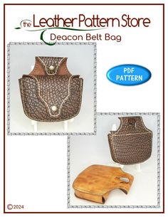 the leather pattern store is selling handbags and purses