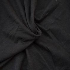 Black Cotton French Terry Fabric by the yard - Medium Weight - FabricLA.com Black Cotton Fabric, Comfortable Loungewear, Terry Fabric, Fabric Black, French Terry Fabric, Fabric Sale, One Piece Suit, Athletic Apparel, Terry Cloth