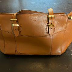 Any Questions, Please Ask Below Ralph Lauren Bags, Ralph Lauren Leather, Leather Purses, Camel, Ralph Lauren, Bag Lady, Shoulder Bag, Women Shopping, Leather