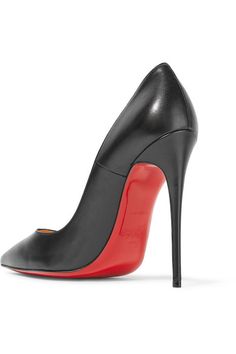 Christian Louboutin - So Kate 120 Leather Pumps - Black - IT Christian Louboutin So Kate, So Kate, Louboutin Heels, J Brand Jeans, Kick Flares, Red Sole, Red Bottoms, Fashion High Heels, Kenneth Jay Lane