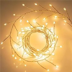 an image of a wreath with lights on it