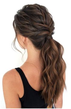 Cute Ponytail Hairstyles, Cute Ponytails, Hairstyle Tutorials, Haircut Styles, Bridal Hairstyles, Penteado Cabelo Curto, 짧은 머리, Braid Hairstyles