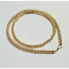 ** Lower Prices No Sales Tax On Our Website Bochellijewelry.Com (Not On Here - On Our Own Site) ***This Is A Handmade Item And Is Stamped 14k On The Clasp*** An 18" Weighs Approx 6 Grams This Listing Includes One 4mm 14k Gold Bead Necklace (Avail In 2-10mm C Shop For Other Listings) 14k Solid Yellow Or Rose Gold 7mm Lobster Clasp (Larger Are Avail C Photo) 14k Solid Yellow Or Rose Gold 4mm Round Beads Flexible Steel Beading Wire Measure Your Neck Neck Neck Before Ordering. Do Not Measure Your Ch 14k Yellow Gold Jewelry With Spacer Beads, Classic Yellow Gold Jewelry With Gold Beads, Classic Gold Necklace With 8mm Beads, 14k Yellow Gold Jewelry With Round Beads, Yellow Gold Necklaces With 8mm Round Beads, Yellow Gold Necklaces With 8mm Beads, Luxury Yellow Gold Jewelry With Spacer Beads, Yellow Gold Jewelry With Round Spacer Beads, Elegant Gold Necklaces With 8mm Beads