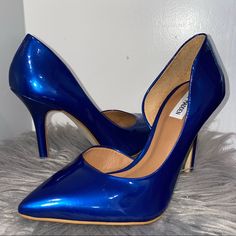 Never Worn Stunning Royal Blue Pumps, Made In Brazil Royal Blue Pumps, Shoes Steve Madden, Blue Pumps, Made In Brazil, Steve Madden Shoes, Pumps Heels, Shoes Women Heels, Steve Madden, Royal Blue