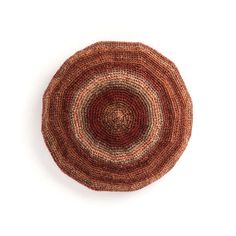 an image of a round rug on a white background