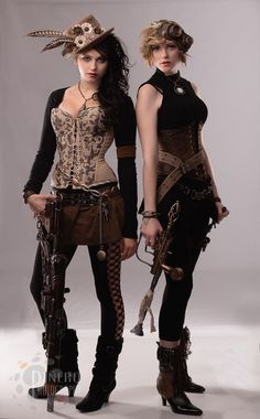 Steampunk Costume Ideas - 30 Creative DIY Steampunk Costumes - some of these are a bit intense, but nice to check out for some of the creativity! Steampunk Mode, Moda Medieval, Steampunk Halloween, Hallowen Costume, Lady Like