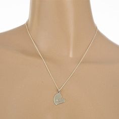 "* STAMPED 925 STERLING SILVER - This high quality of heart pendant and chain is made from the finest sterling silver as indicated with 925 metal stamp. 925 sterling silver is made from 92.5% silver and 7.5% copper. The copper is added to stabilize the silver so that it can hold its beautiful shape. * NICKEL AND LEAD FREE - These beautiful pendant and necklace contain absolutely no nickel or lead, making them safe for people with nickel and lead allergies. Add this great of pendant and necklace Sterling Silver Heart Charm Necklace, Nickel-free Heart Pendant Necklace For Personalized Gift, Personalized Sterling Silver Heart Necklace For Mother's Day, Meaningful Heart-shaped Sterling Silver Necklace, Heart-shaped Sterling Silver Name Necklace For Mom, Silver Heart-shaped Name Necklace For Mom, Sterling Silver Heart-shaped Jewelry With Hallmarks, Sterling Silver Heart Necklace With Hallmarks, Sterling Silver Engraved Heart Necklace For Mom