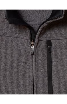 This throw-on-and-go layer made of soft fleece has a trio of zip pockets to keep all your essentials secure. 26" length (size Medium) Front zip closure Stand collar Front zip pockets; chest zip pocket 100% polyester Machine wash, tumble dry Imported Functional Fleece Jacket With Zipper For Outdoor Activities, Functional Long Sleeve Fleece Jacket With Zipper, Fleece Jacket With Zipper Closure, Functional Fleece Jacket With Zipper Closure, Gray Zipper Closure Hoodie Outerwear, Sporty Half-zip Outerwear With Zipper Closure, Outdoor Half-zip Fleece Jacket With Zipper, Outdoor Half-zip Fleece Jacket With Pockets, Outdoor Half-zip Hoodie With Zipper Closure