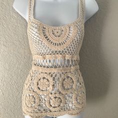 Never Worn, Perfect Condition. Size Small. Summer Beach, Crochet Top, Womens Tops, Tank Tops, Outfit Inspo, Knitting, Crochet, Women Shopping, Color