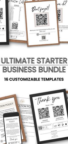 the ultimate business bundle is displayed in this image