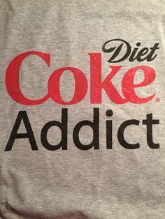 Custom Diet Coke Addict t-shirt. Please specify t-shirt color and size. Will be screen printed using eco-friendly ink. Please check your ship to address as we ship to the address listed in your payment. Lolly's Loft is not responsible for orders shipped to the wrong address. All copyrights and trademarks of the character images used belong to their respective owners and are not being sold.  The items that Lolly's Loft sells are not licensed products and we do not claim ownership over the logos or characters used in the design of the t-shirts. Sister Tshirts, Pocket Tshirt, Ladies Tops Fashion, Funny T, Coca Cola, Funny Tshirts, Womens Tees, Tee Shirt