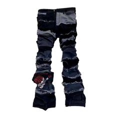 Urban Ripped Dark Wash Flare Jeans, Distressed Fitted Urban Flare Jeans, Urban Style Distressed Fitted Flare Jeans, Urban Distressed Fitted Flare Jeans, Urban Fitted Flare Jeans For Fall, Fitted Urban Flare Jeans For Fall, Black Flare Jeans For Streetwear, Ripped Fitted Flare Jeans For Streetwear, Fitted Ripped Flare Jeans For Streetwear