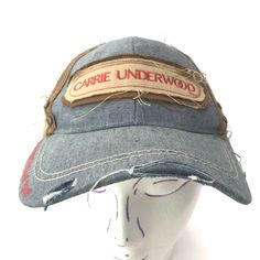 Carrie Underwood Trucker Hat Adjustable Storyteller Tour Concert Distressed Snapback Cap Blue Tan. Condition is "Pre-owned". Shipped with USPS First Class. - *** Free shipping! *** - Gently cared for. No rips or tears. Smoke free. - Message me with any questions. Thanks for checking out my store! Vintage Distressed Hats With Curved Bill, Vintage Distressed Hat With Curved Bill, Vintage Distressed Curved Bill Hats, Vintage Distressed Trucker Hat, Adjustable Faded Distressed Hat, Vintage Adjustable Faded Hat, Vintage Adjustable Hat In Faded Color, Vintage Blue Distressed Hat, Carrie Underwood