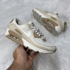 Item: Nike Air Max 90 Size: Women's Us. Size: 6 Condition: New With Defects New* Minor Paint Chipping Around Midsole Offers Welcome Bundle And Save: Visit Our Store And Send A Message With Your Bundle 100% Authentic C-048417 Nike Air Max 90 Women, Nike Gym Shoes, Girls Basketball Shoes, Womens Sportswear, Light Sneakers, Nike Waffle, Shoes Nike Air, White Shoes Sneakers, Shoes Ideas