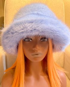 This beautiful incredibly soft faux fur hat is a must have for the fall and winter season.It is stylish and warm and can be dressed up or down. The head circumference of the hat is about 22-23inches (56-58cm) so almost everyone should fit :)  The hat is made out of Vegan Fur and is super soft and fluffy:) For any different color requests please send me an email:) Trendy Faux Fur Winter Hat, Trendy Winter Faux Fur Hat, Trendy Mini Bucket Hat For Winter, Trendy Winter Mini Bucket Hat, Fluffy Faux Fur Hat For Fall, Faux Fur Beanie For Fall, Faux Fur Beanie Hats For Fall, Fluffy Faux Fur Wide Brim Hat, Trendy Winter Hats With Faux Fur Lining