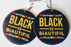 Dangle Wooden Earrings Wooden Earrings, African Inspired, Black Is Beautiful, Beautiful Earrings, Jewelry Earrings Dangle, Dangle Drop Earrings, Dangle Earrings, Jewelry Earrings, Drop Earrings