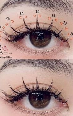 Cute Eyelashes, Anime Lashes, Teknik Makeup, Mekap Mata, Perfect Eyelashes, Doll Eye Makeup, Korean Eye Makeup, Eyelash Extentions, Swag Makeup