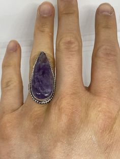 Large genuine amethyst Vintage ring Low content silver not sterling. Size 7 Can be resized by my jeweler for $15-$20 All rings are shipped in a nice gift box. Check out our over a THOUSAND great reviews Engraving is $4 per letter and is not always perfect depending on the piece. It can take a few days if the jeweler is busy. This is payable to Paypal Judithsltd@gmail.com Amethyst Ring Vintage, Silver Emerald Ring, Frame Ring, Mystic Quartz, Diamond Heart Ring, Bronze Ring, Amethyst Gem, Natural Diamond Engagement Ring, Purple Band