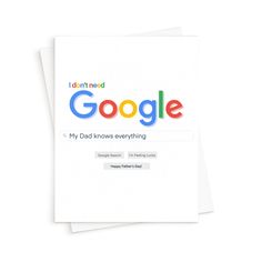 The Dad is Google Card. Father's Day Card. Dad's Birthday Card. Cheers Card, Dad's Birthday, Dad Birthday Card, Unique Greeting Cards, Dad Cards, Father's Day Card, A2 Size, Birthday Thank You, Queen B